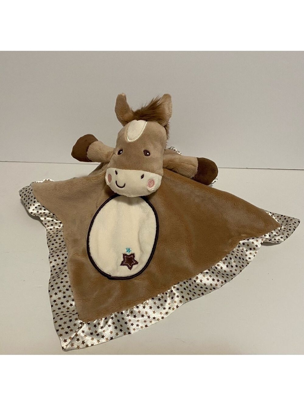Douglas Baby Horse Security Blanket Lovey Brown Pony Soft Cuddle Toy Lovie